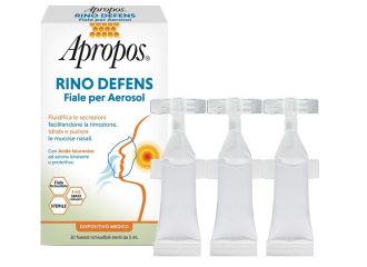 Apropos rino defens 10 fiale 5 ml per aerosol