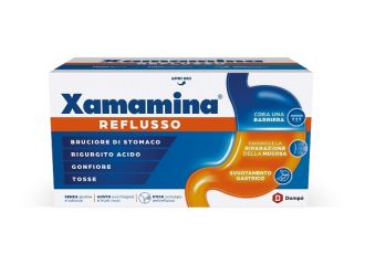 Xamamina reflusso 25 stick da 20 ml gusto uva fragola e frutti rossi senza glutine senza lattosio