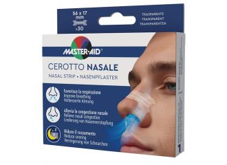Cerotto nasale master-aid 56x17mm 30 pezzi