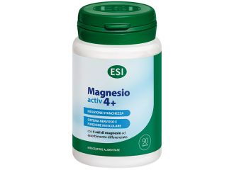 Esi magnesio activ 4+ 90 ovalette senza glutine
