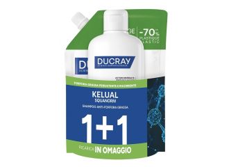 Kelual squanorm kit forfora grassa 400 ml 1+1 ricarica in omaggio