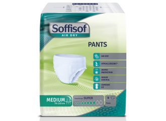 Pannolone soffisof air dry pants super medium 9 pezzi
