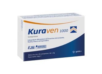 Kuraven 1000 20 compresse da 1,3 g senza glutine naturalmente privo di lattosio