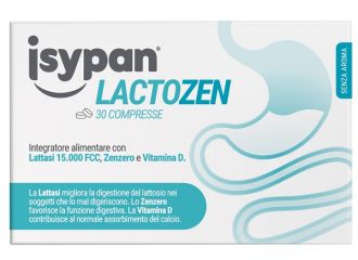 Isypan lactozen 30 compresse da 0,48 g senza aroma senza glutine senza lattosio