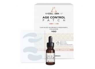 Mycollagenlab age control patch 4 patch attivi + 4 patch garzati + 1 siero attivatore 30 ml