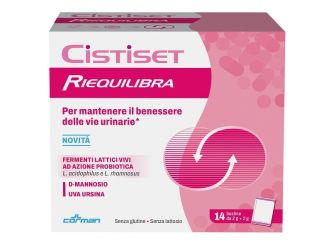 Cistiset riequilibra 14 bustine senza glutine senza lattosio