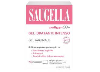Saugella poligyn 50+ gel idratante intenso 7 tubetti monodose da 4 ml