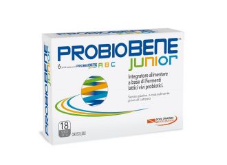 Probiobene junior 18 stick orosolubili da 1 g senza glutine naturalmente privo di lattosio