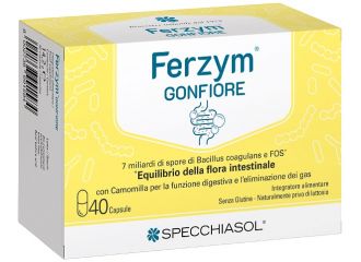 Ferzym gonfiore 40 capsule