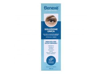 Soluzione unica benexe' pulizia lenti a contatto 500 ml + portalenti omaggio