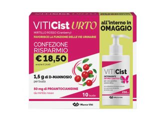 Viticist urto 10 buste + detergente intimo lenitivo 250 ml omaggio