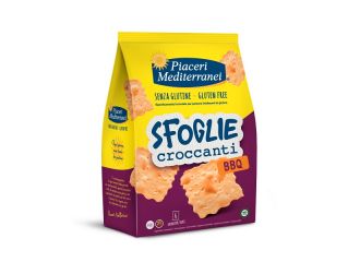 Piaceri mediterranei sfoglie croccanti bbq 6 monoporzioni 30 g senza glutine senza lattosio