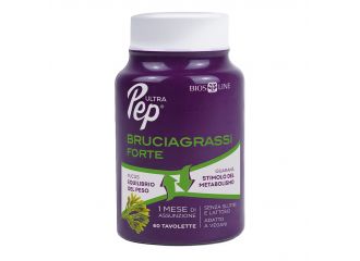 Ultra pep bruciagrassi forte 60 tavolette new senza glutine e lattosio