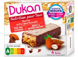 Dukan barrette crusca avena gourmand 4 pezzi x 30 g