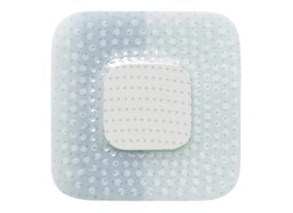 Medicazione biatain in schiuma di poliuretano con bordo adesivo in silicone lite 5x5 cm 5 pezzi