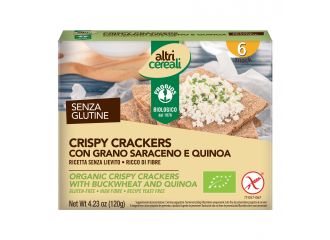 Altricereali crispy grano saraceno senza lievito 180 g