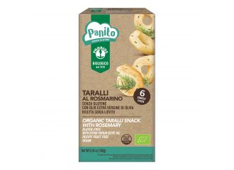 Panito taralli rosmarino senza glutine e senza lievito 180 g