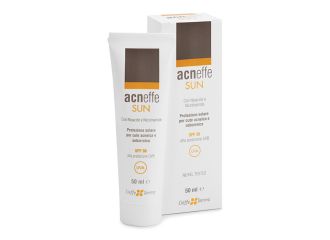 Acneffe sun spf 30 alta protezione uvb per cute acneica e seborroica 50 ml