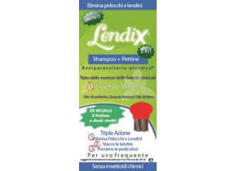 Lendix shampoo plus 150 ml + pettine anti pidocchi 2 in 1