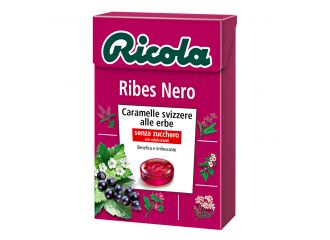Ricola ribes nero senza zucchero 50 g