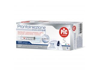 Siringa pic solution pronta iniezione ago montato misura gauge 23 1 1/4 10 pezzi