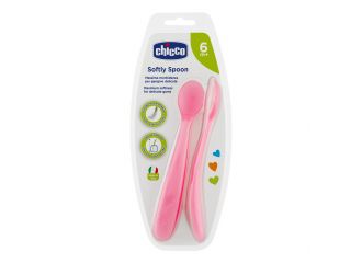Chicco cucchiaio silicone femminile bi pack 6m+