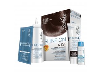 Bionike shine on trattamento colorante capelli castano cioccolato 4.05