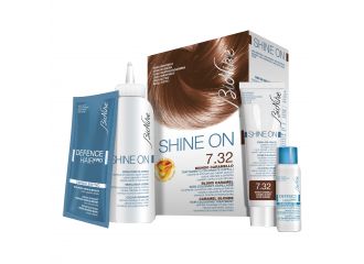 Bionike shine on trattamento colorante capelli biondo caramello 7.32