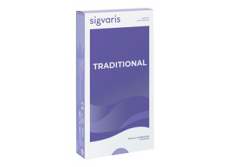 Sigvaris traditional 504 ccl2 monocollant sinistro lungo beige l plus