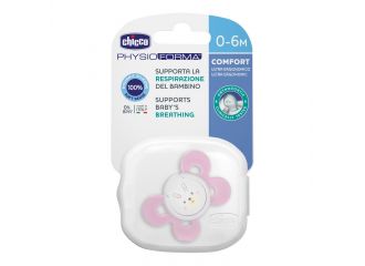 Chicco succhietto comfort girl in silicone 0-6 mesi 1 pezzo