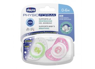 Chicco succh.air silic.lum.0-6m 2pz