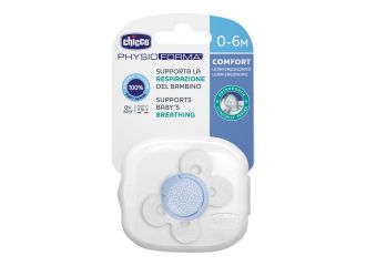 Chicco succhietto comfort boy in silicone 0-6 mesi 1 pezzo
