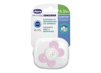 Chicco succhietto comfort girl in silicone 6-16 mesi 1 pezzo