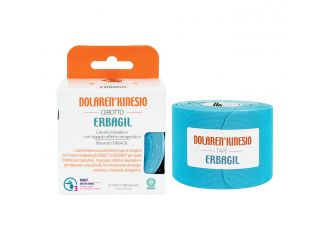 Dolaren kinesi cerotto terapeutico blu 20 strisce pretagliatte 5 x 25 cm in rotolo