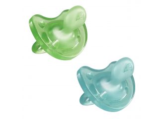 Chicco gommotto in silicone boy 6-16 mesi 2 pezzi