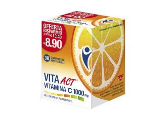 Vita act vitamina c 1000 mg 30 compresse masticabili