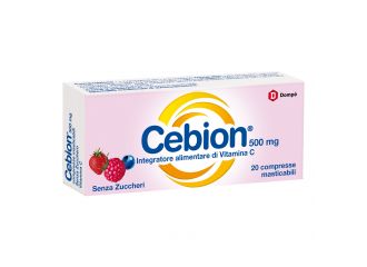 Cebion masticabile senza zucchero vitamina c 500 mg 20 compresse