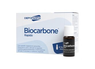 Biocarbone rapido 8 flaconcini