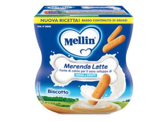 Mellin merenda latte biscotto 2 x 100 g