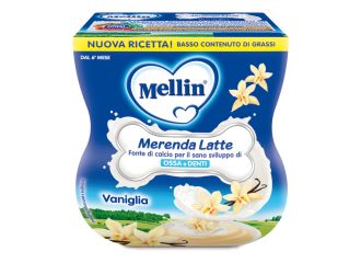 Mellin merenda latte vaniglia 2 x 100 g