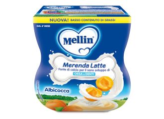 Mellin merenda latte albicocca 2 x 100 g