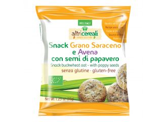 Altricereali snack saraceno e avena con semi di papavero 35 g