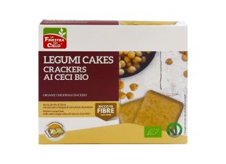 Legumicakes-crackers di ceci
