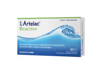 Artelac reactive soluzione oftalmica monodose 10 unita' da 0,5 ml