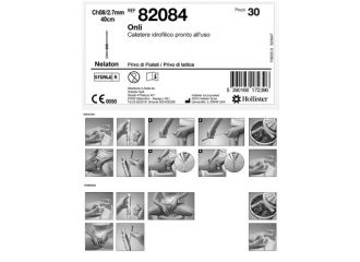Catetere idrofilico intermittente onli pronto all uso 40 cm ch 8 30 pezzi