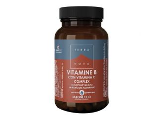Terranova complesso di vitamine b con vitamina c 50 capsule