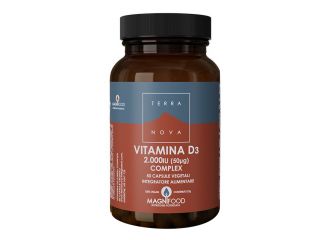 Terranova complesso di vitamina d3 2000 iu (50ug) 50 capsule