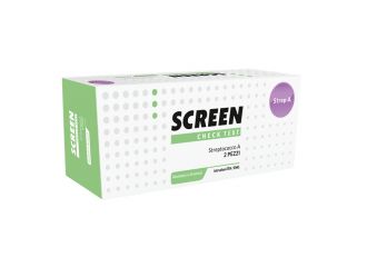 Test rapido streptococco tampone faringeo screen 2 pezzi