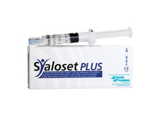 Siringa intra-articolare syaloset plus acido ialuronico sale sodico 1,5% ad alto peso molecolare 4 ml