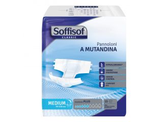 Pannolone per incontinenza a mutandina soffisof classic plus medium 15 pezzi